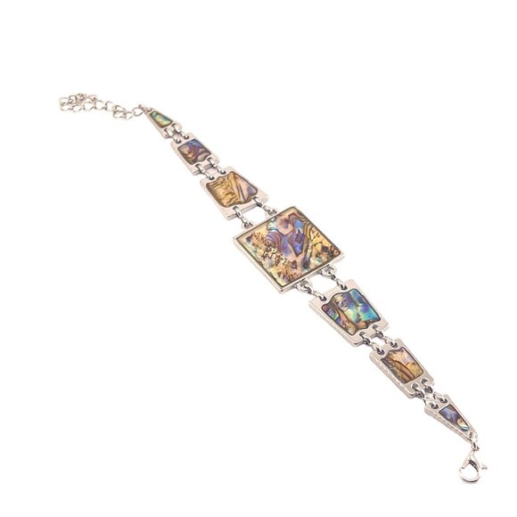 Queen of the Sea Natural Abalone Paua Silver Handcrafted Abalone Shell and Silve - Picture 2 of 10